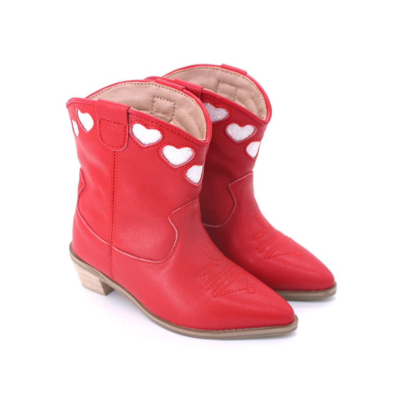 Red Heart Boots
